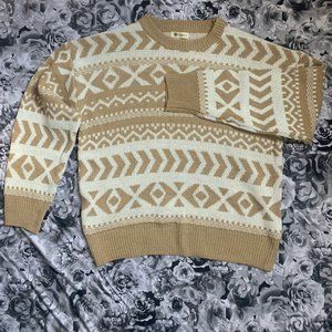 Geometric Knit Sweater